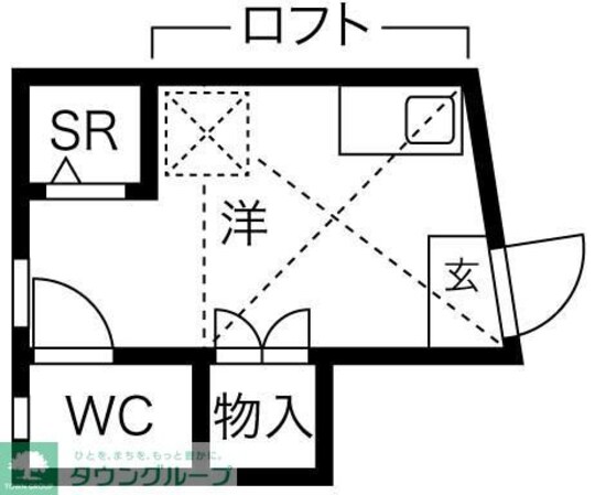 サークルハウス北千住の物件間取画像